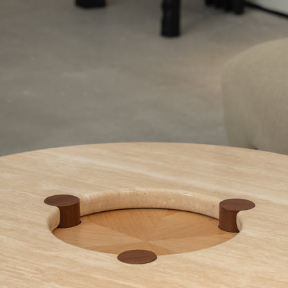 Round Wooden Coffee Table