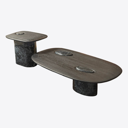 Black Marble coffee table set