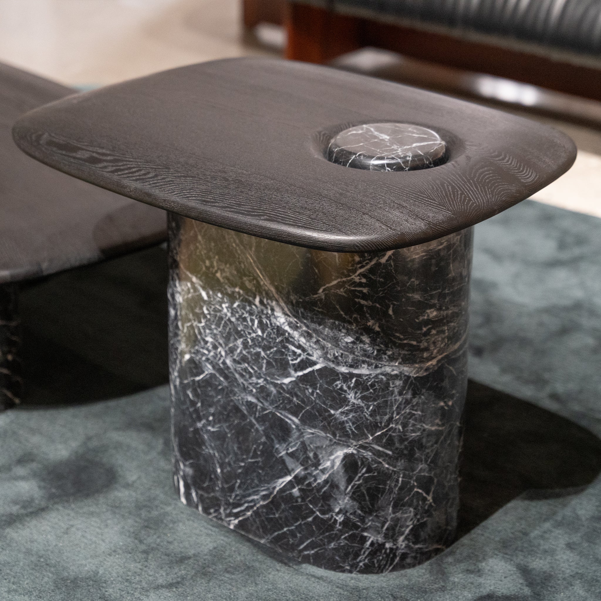 Black Marble coffee table set