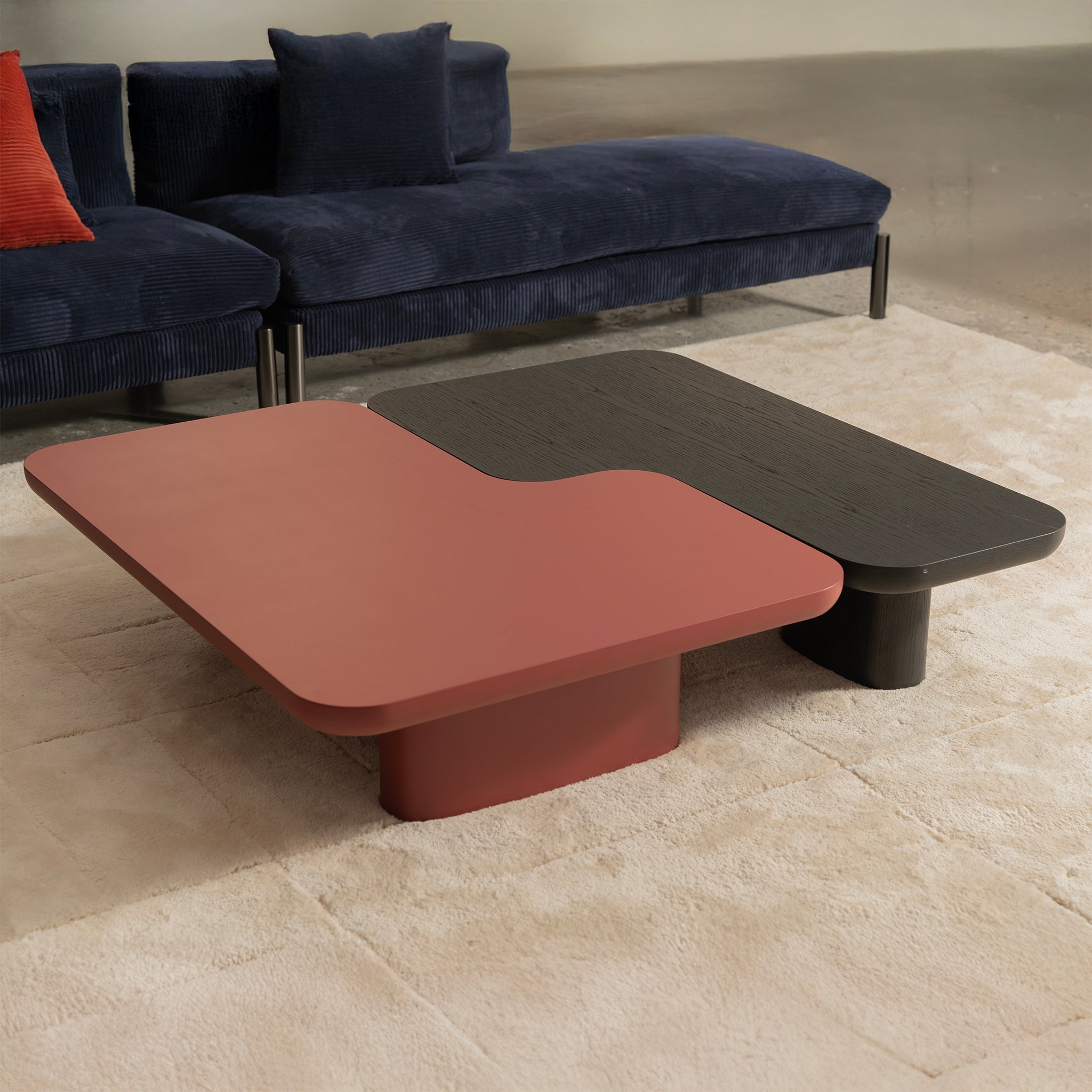 Dual-Tone Coffee Table