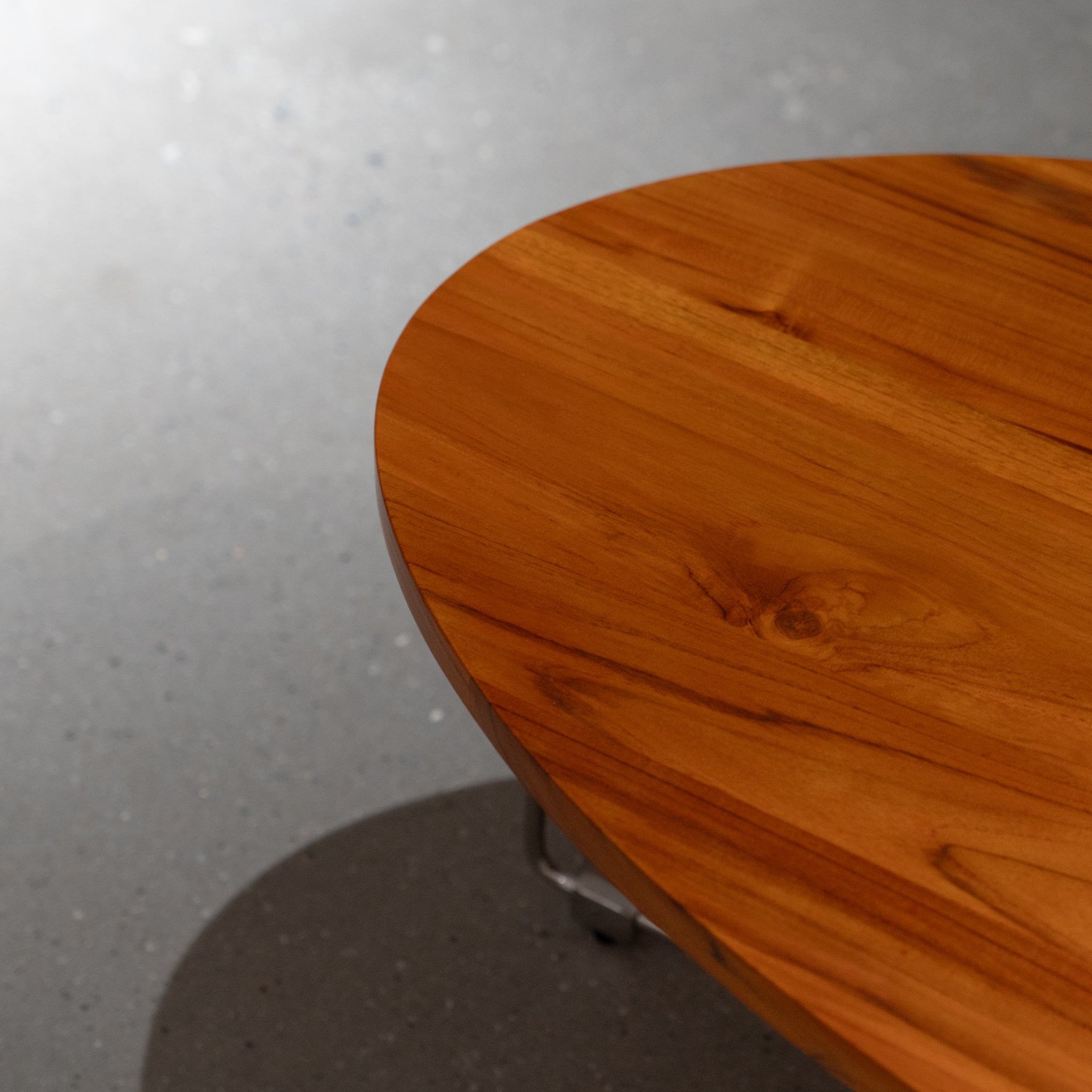 Oval Wooden Coffee Table