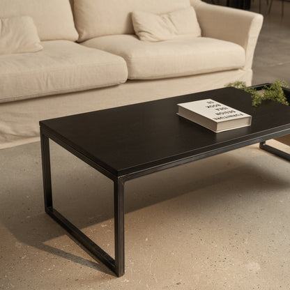 Leather Sling Coffee Table