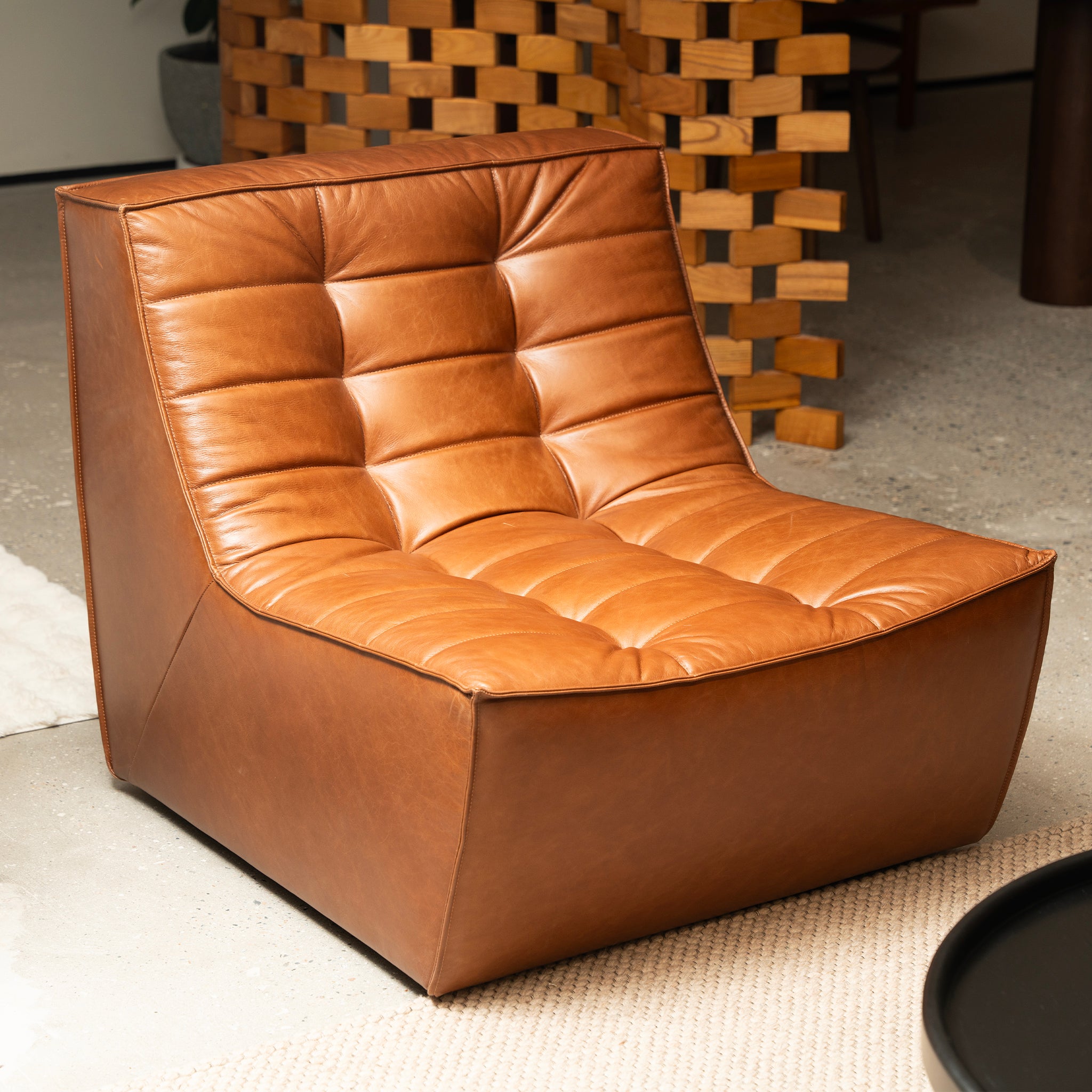 Cascade Leather Lounge Chair