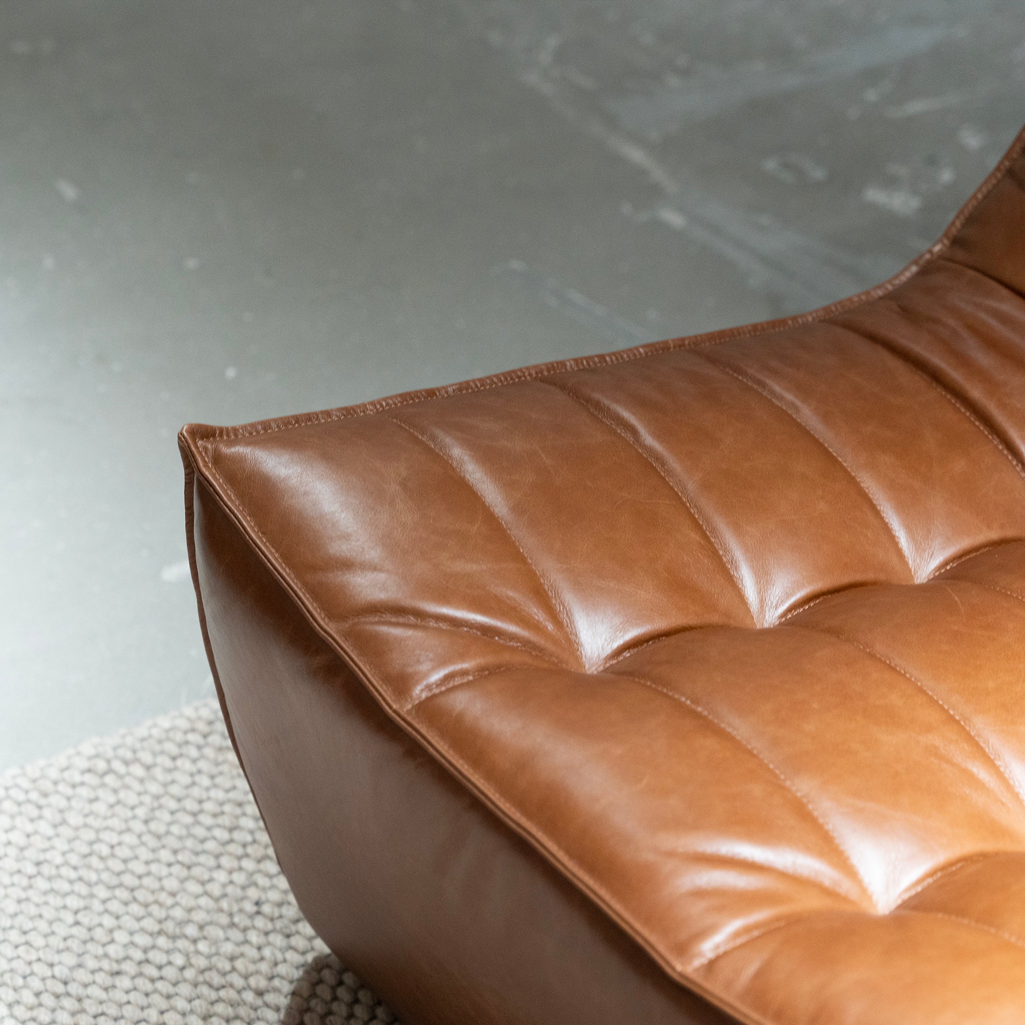 Cascade Leather Lounge Chair