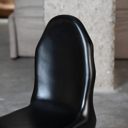 Sculptural Black Chair