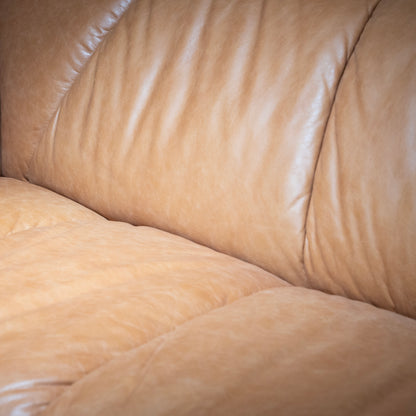 Plush Leather Sofa