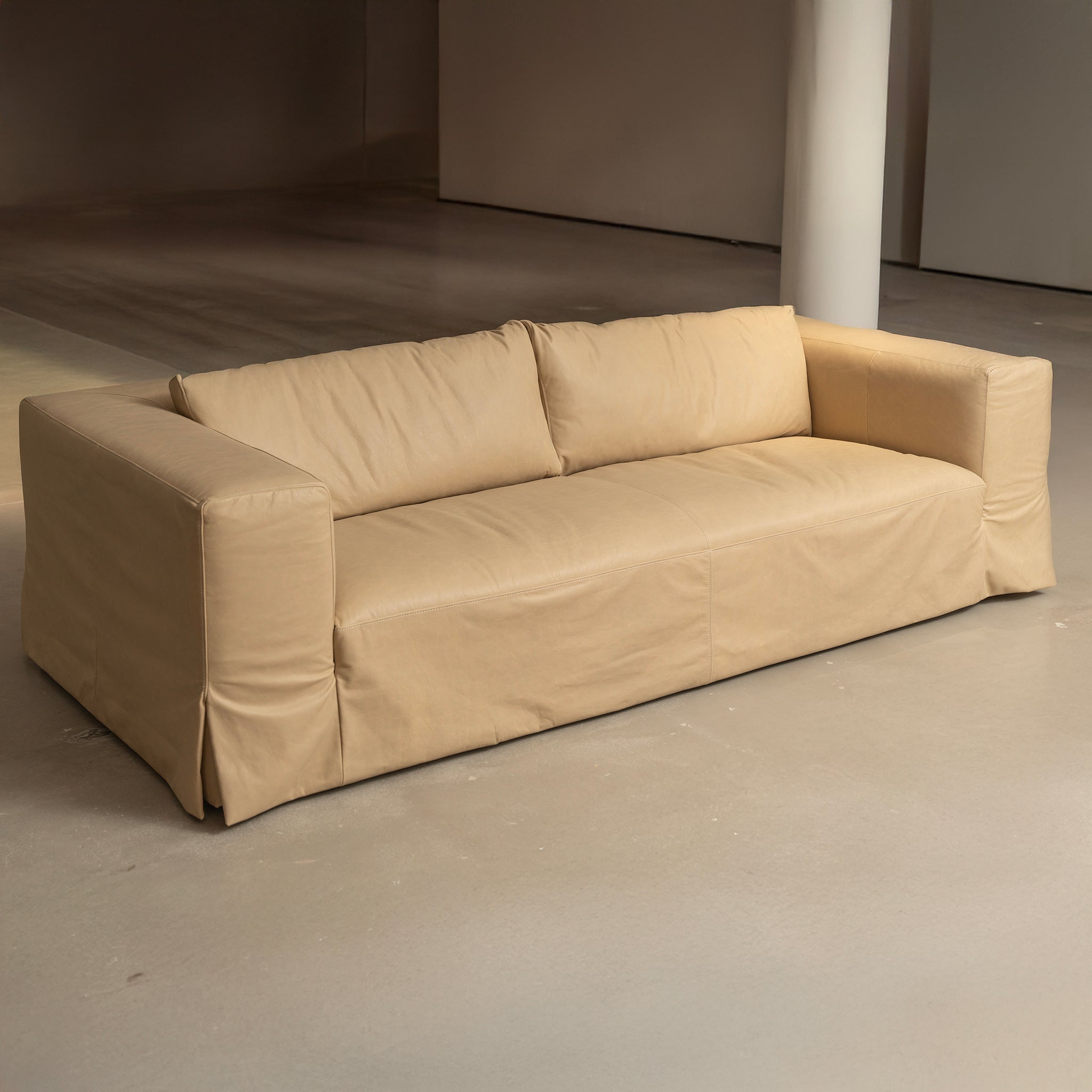 Modern Boxy Sofa