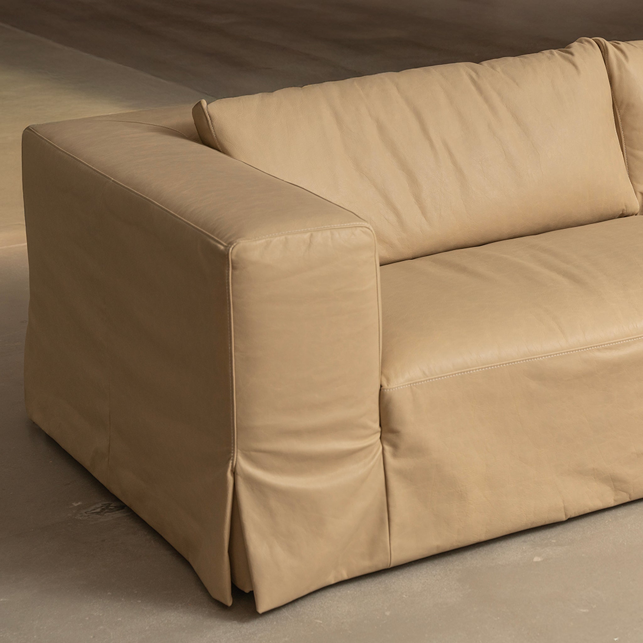 Modern Boxy Sofa