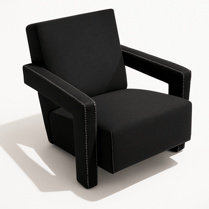 Architectural Form Lounge Chair - FURNIBLE.