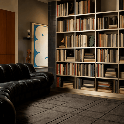 Architectural Grid Tufted Rug - FURNIBLE.
