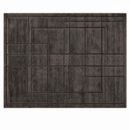 Architectural Grid Tufted Rug - FURNIBLE.