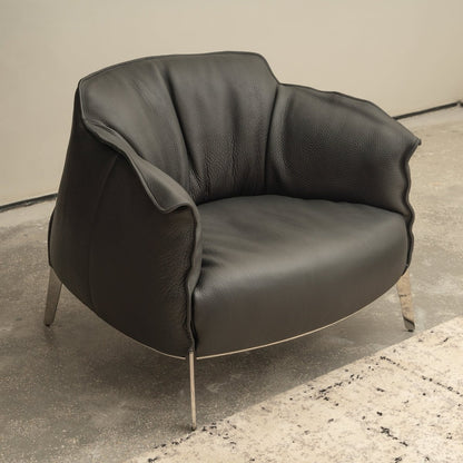 Arlo Leather Armchair - FURNIBLE.