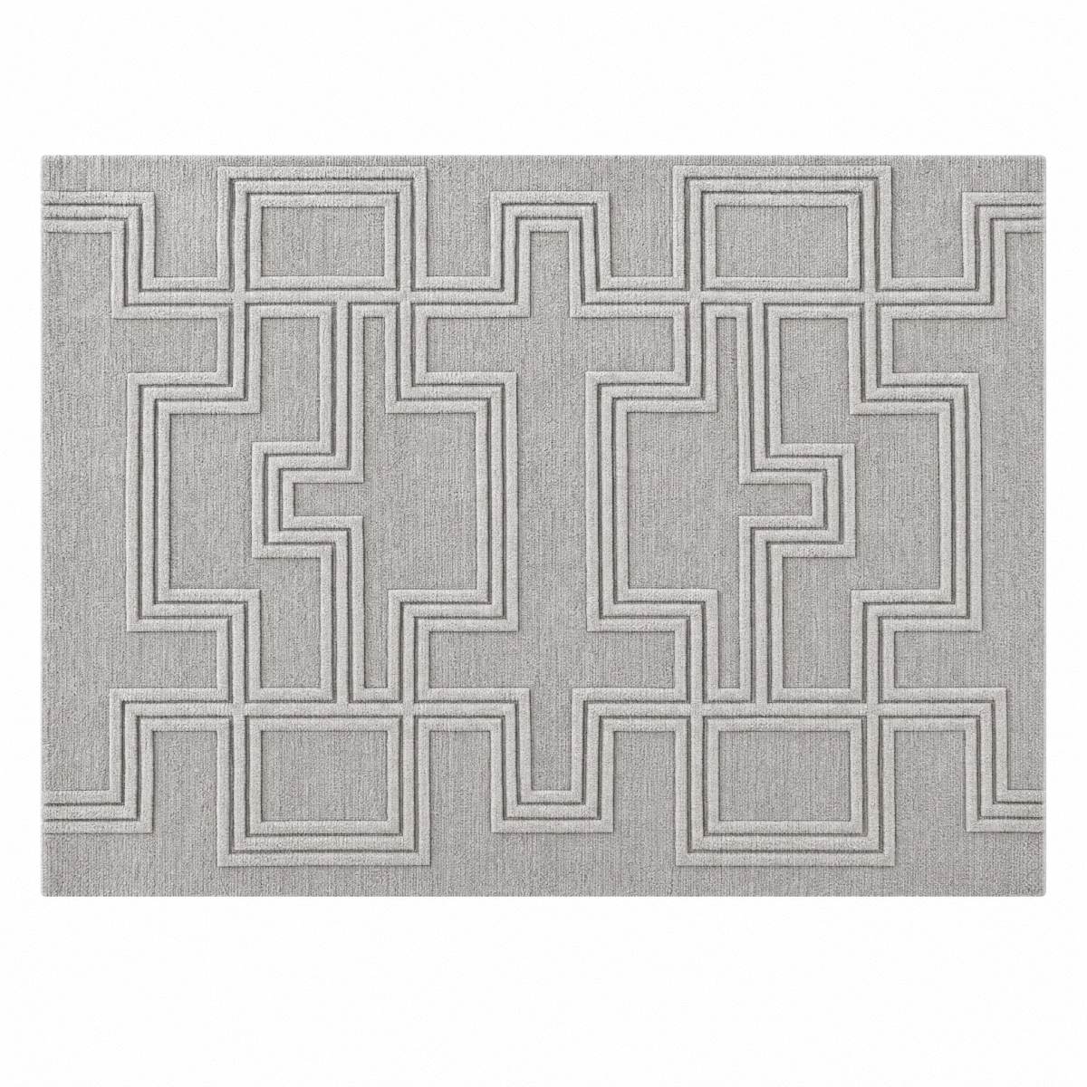 Art Deco Maze Tufted Rug - FURNIBLE.
