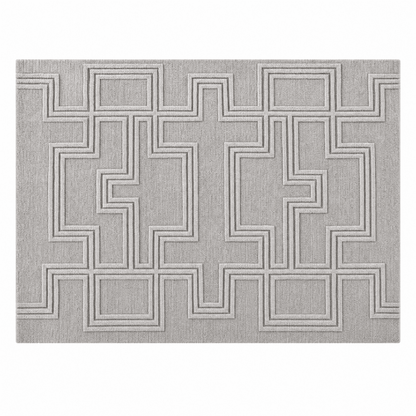 Art Deco Maze Tufted Rug - FURNIBLE.