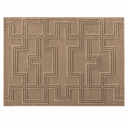 Art Deco Maze Tufted Rug - FURNIBLE.