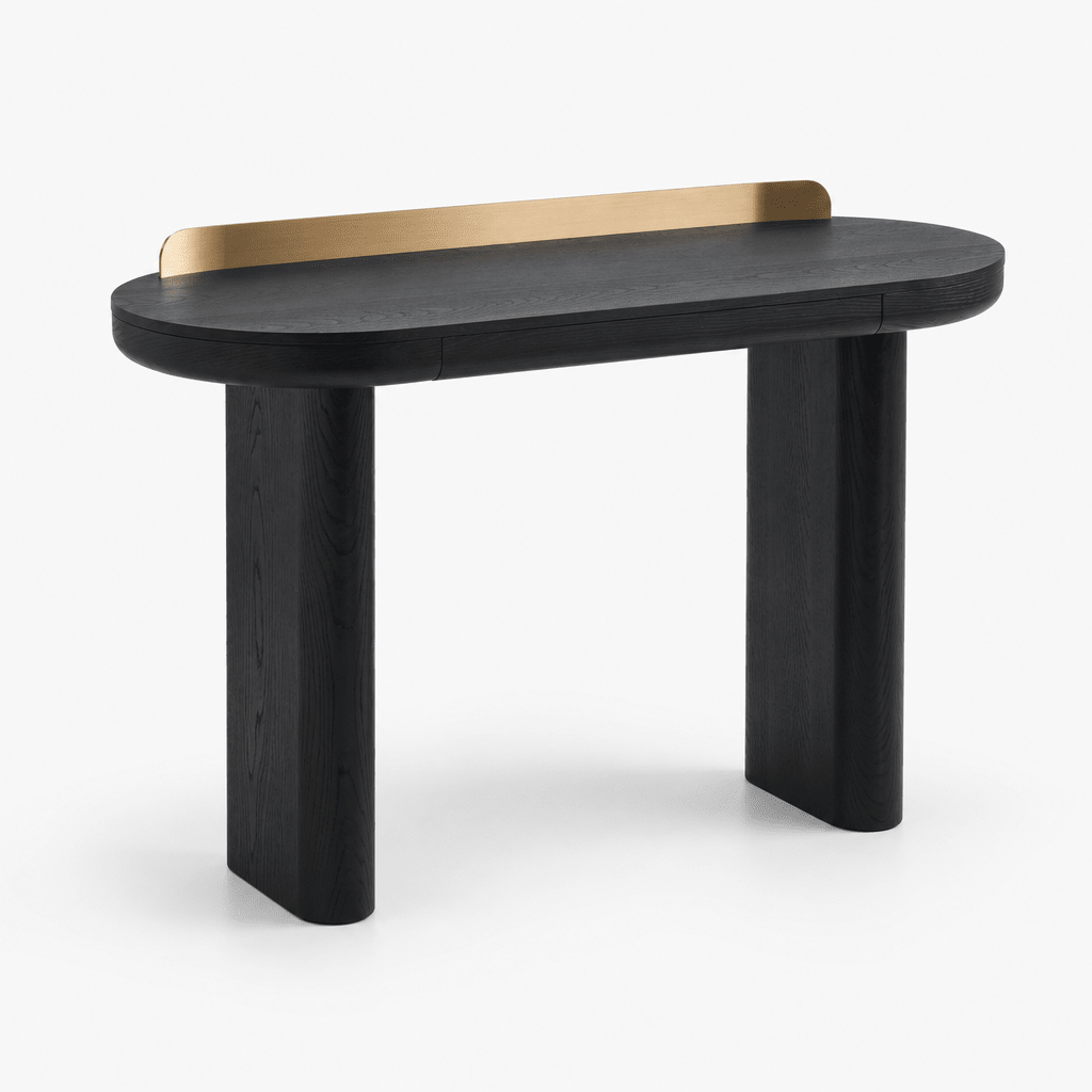 Aurelia Black Console Table - FURNIBLE.