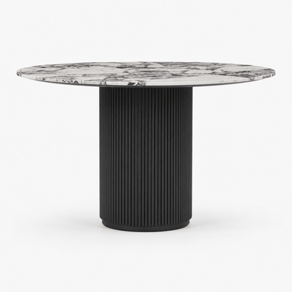 Aurora Pedestal Dining Table - FURNIBLE.