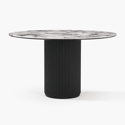 Aurora Pedestal Dining Table - FURNIBLE.