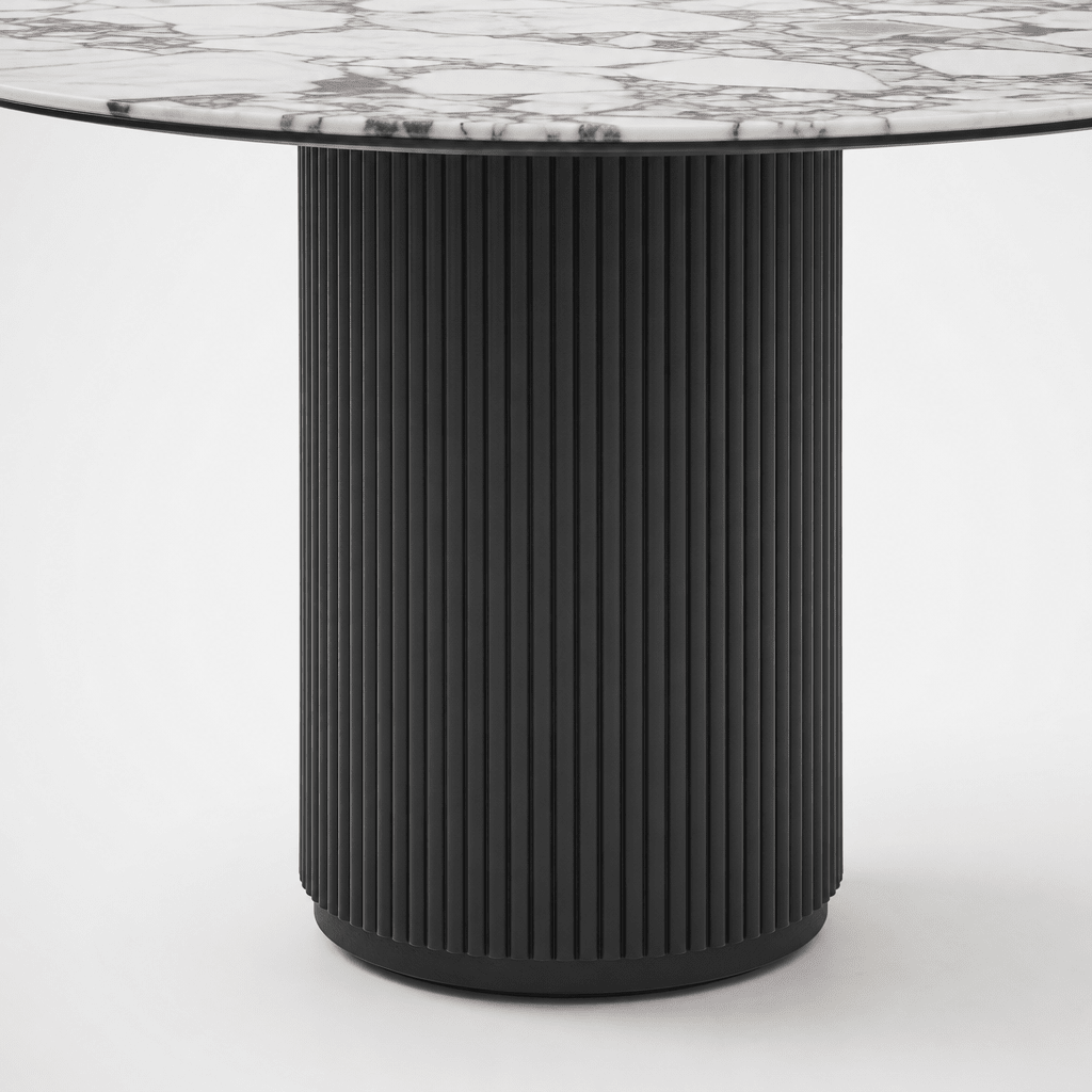 Aurora Pedestal Dining Table - FURNIBLE.