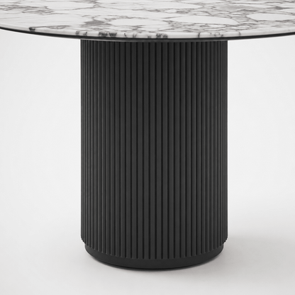 Aurora Pedestal Dining Table - FURNIBLE.