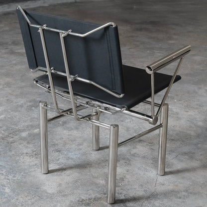 Axiom Industrial Steel Chair - FURNIBLE.
