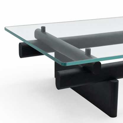 Axis Glass Coffee Table - FURNIBLE.