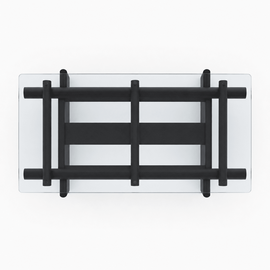 Axis Glass Coffee Table - FURNIBLE.