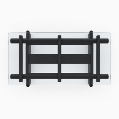Axis Glass Coffee Table - FURNIBLE.