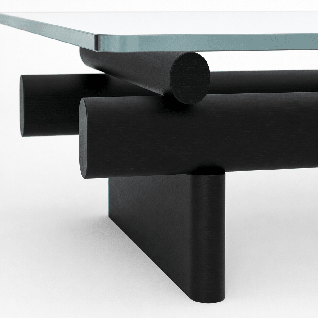 Axis Glass Coffee Table - FURNIBLE.