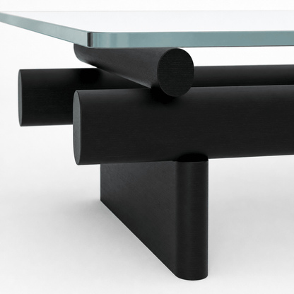 Axis Glass Coffee Table - FURNIBLE.