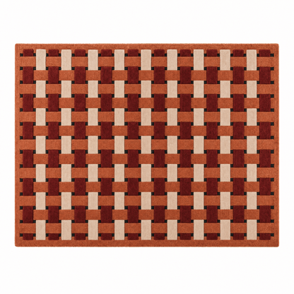 Basketweave Tufted Rug - FURNIBLE.
