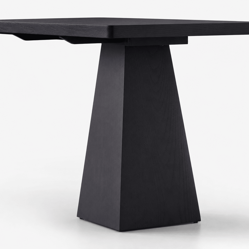 Black Ridge Dining Table - FURNIBLE.