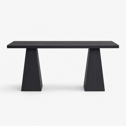 Black Ridge Dining Table - FURNIBLE.