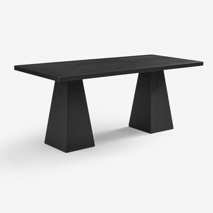 Black Ridge Dining Table - FURNIBLE.