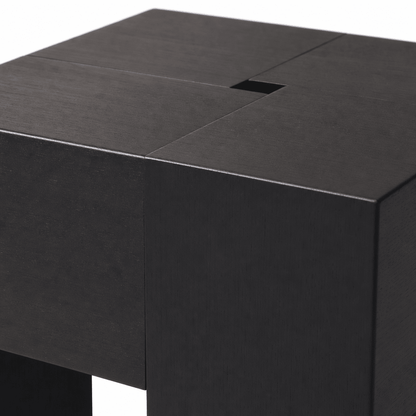 Block Pine Side Table - FURNIBLE.