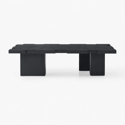 Blockweave Elm Coffee Table - FURNIBLE.