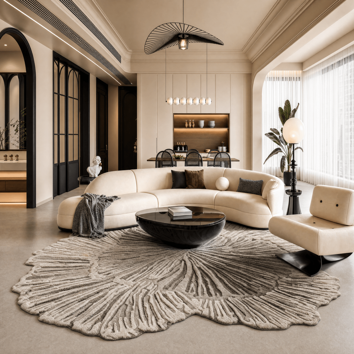 Bloom Tufted Rug - FURNIBLE.