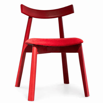 Bold Red Accent Chair - FURNIBLE.