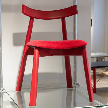 Bold Red Accent Chair - FURNIBLE.