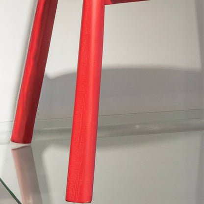 Bold Red Accent Chair - FURNIBLE.