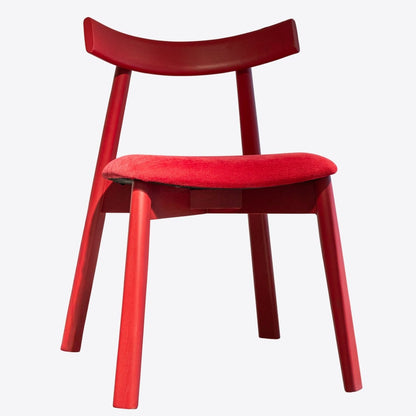 Bold Red Accent Chair - FURNIBLE.