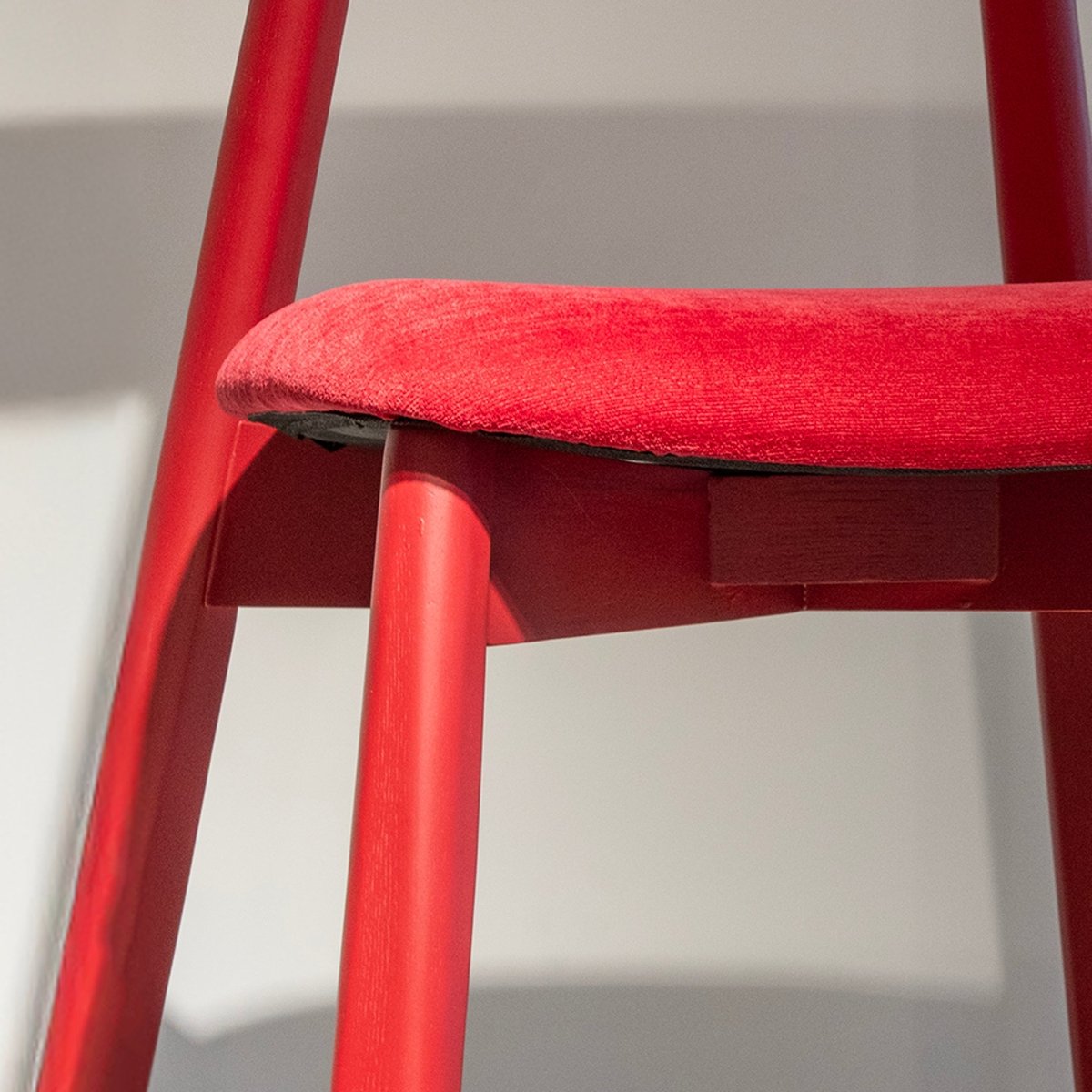 Bold Red Accent Chair - FURNIBLE.