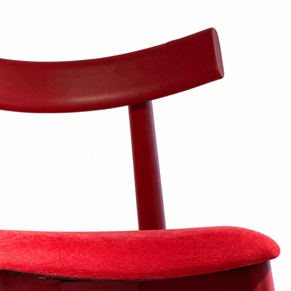 Bold Red Accent Chair - FURNIBLE.