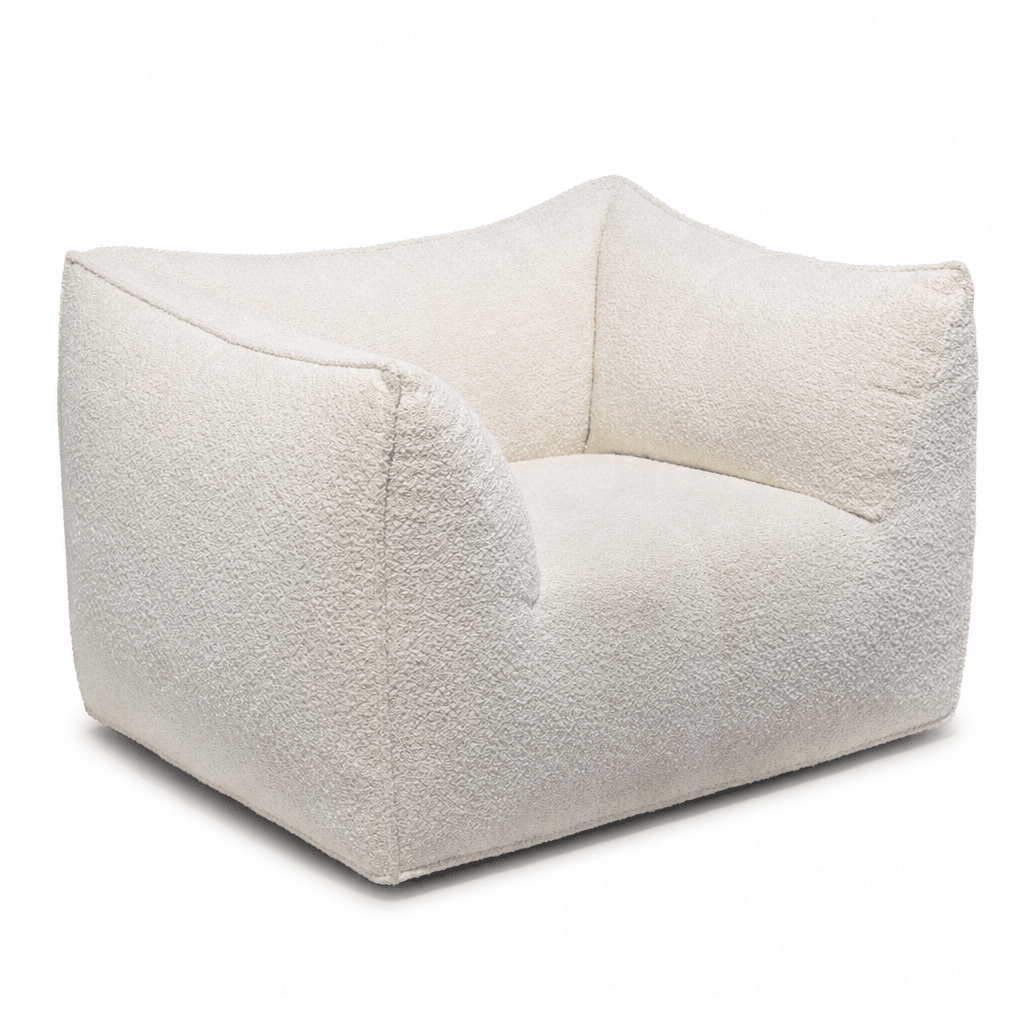 Bouclé Embrace Armchair - FURNIBLE.
