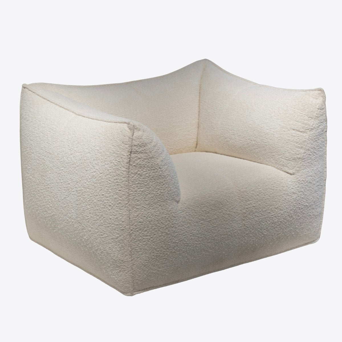 Bouclé Embrace Armchair - FURNIBLE.