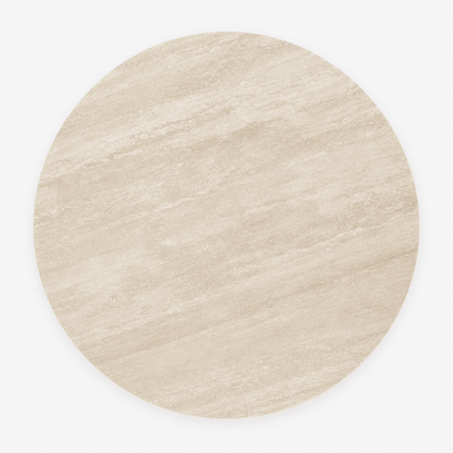 Calma Travertine Coffee Table - FURNIBLE.
