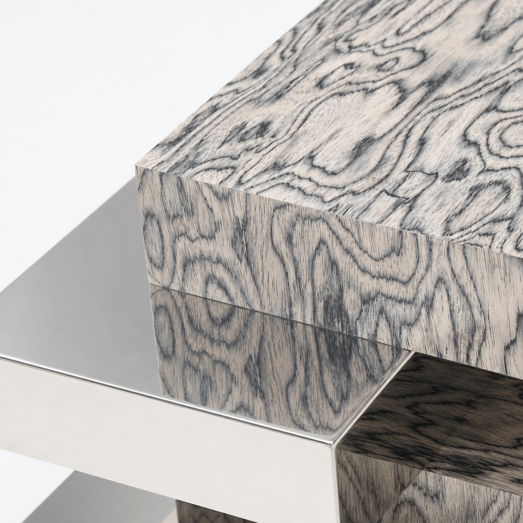 Cantilever Steel Side Table - FURNIBLE.