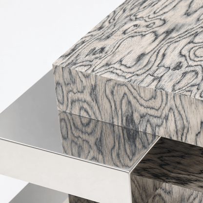 Cantilever Steel Side Table - FURNIBLE.