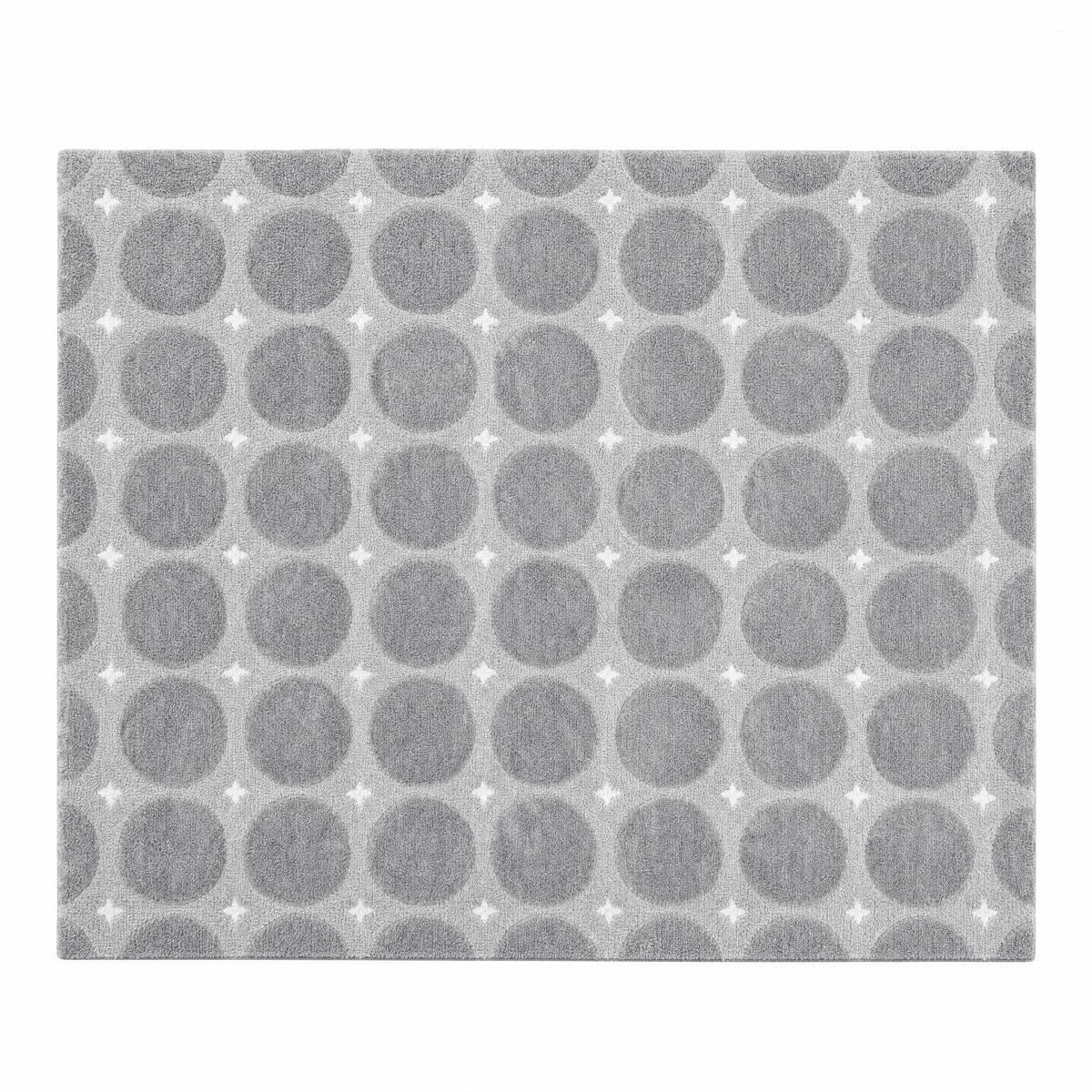 Circle Star Tufted Rug - FURNIBLE.