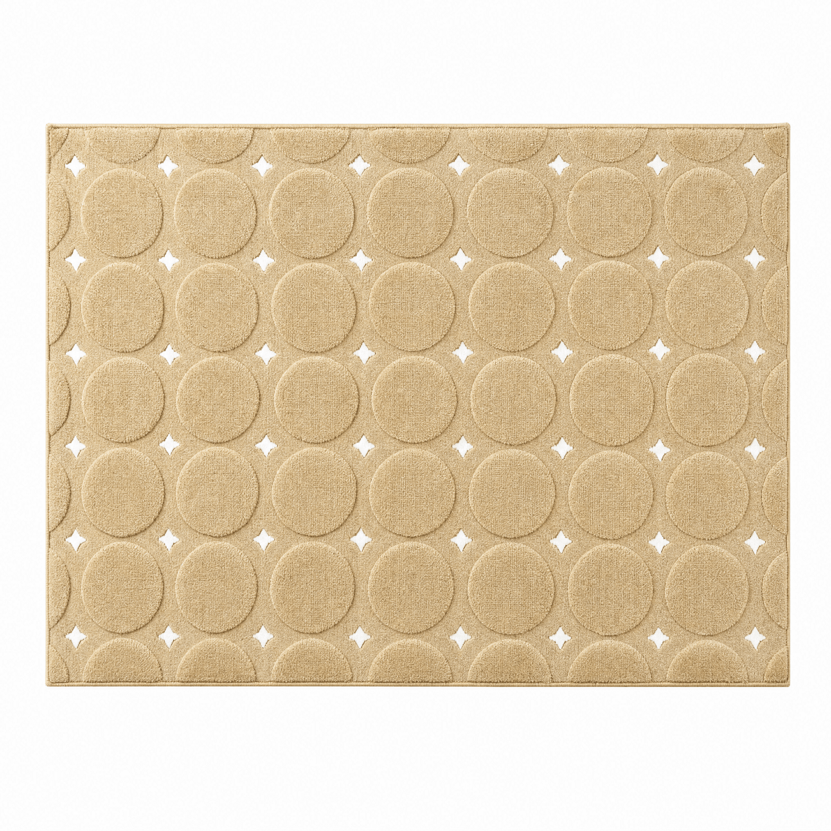 Circle Star Tufted Rug - FURNIBLE.